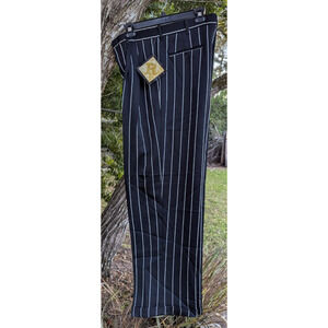Men's Striped Dress Pants Retro Stripe Trousers 32/34